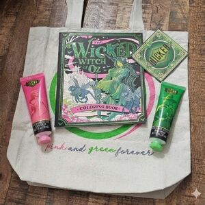 Ultimate Wicked Fan 4-Piece Bundle! Tote Bag, Coloring Book, 2 Hand Creams